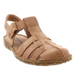 NWOB JOSEF SEIBEL Fisherman's Sandals Rosalie 48 Cognac Brown 8.5 US  40 EU